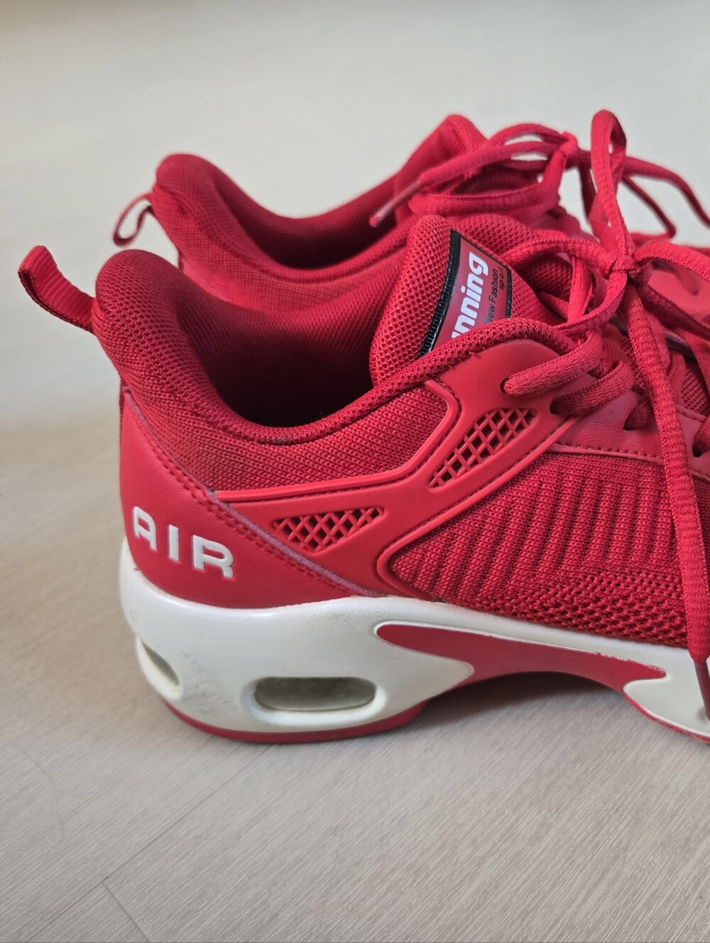 Red Women's Athletic Sneakers - AIR Style